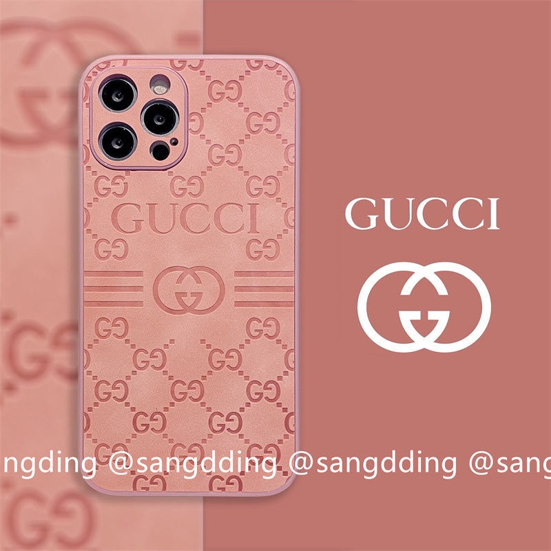 ! Gucci! Ốp Điện Thoại Bảo Vệ Camera Thời Trang Cho iPhone 12/12Pro 12 11 Pro Max iPhone 7/8 Pro X XR XS