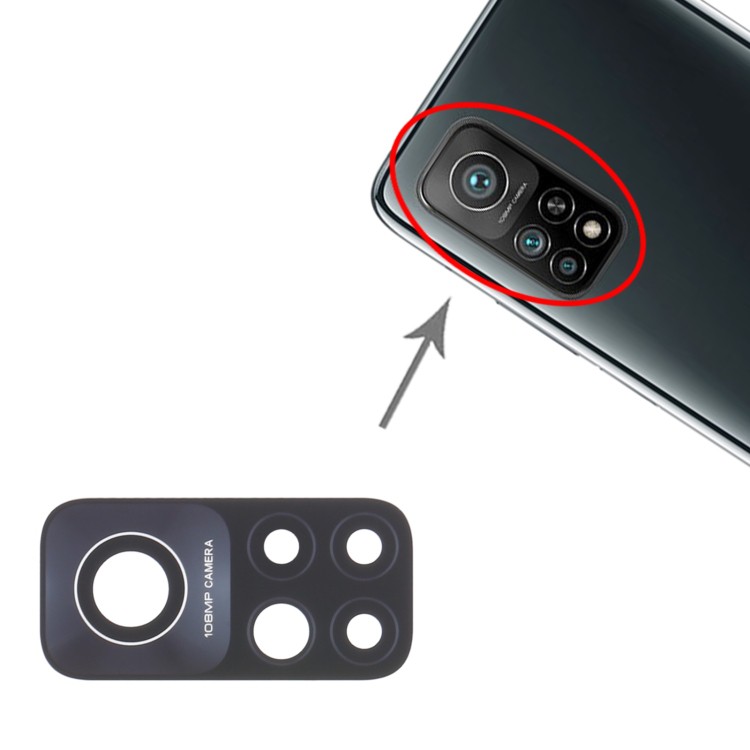 Mặt kính camera sau XIOAMI Mi 10T Pro dành để thay thế mặt kính camera trầy vỡ bể cũ linh kiện thay thế