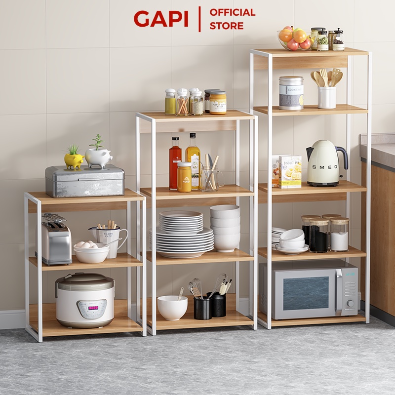 Kệ lò vi sóng GAPI sắp xếp không gian bếp gọn gàng phong cách hiện đại - GM05