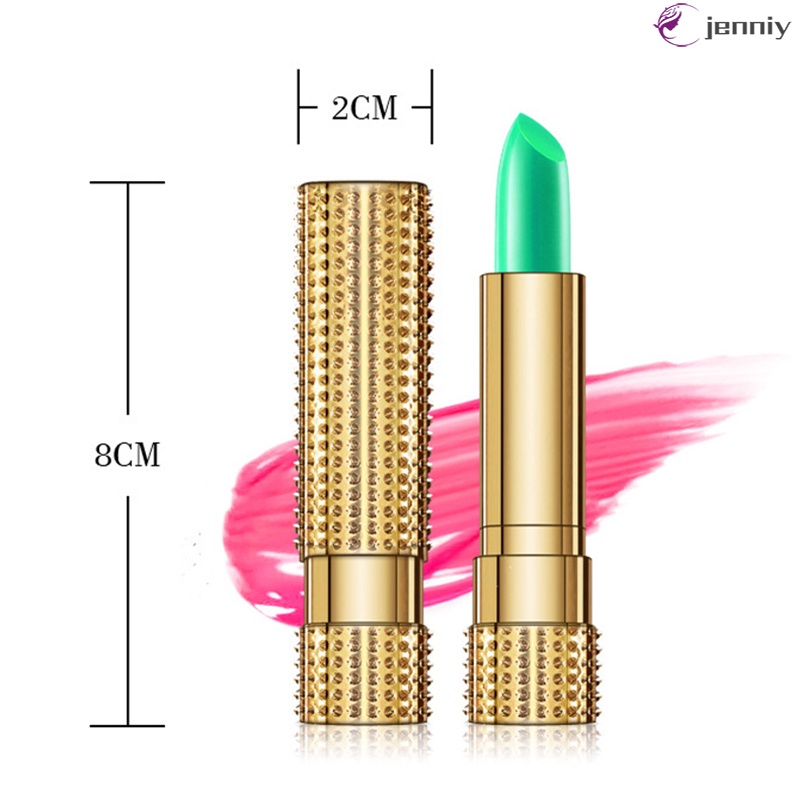 [JNY] Aloe Vera Color Changing Lipstick Moisturizing Nature Lip Balm Long Lasting Nourish Lips Care Makeup