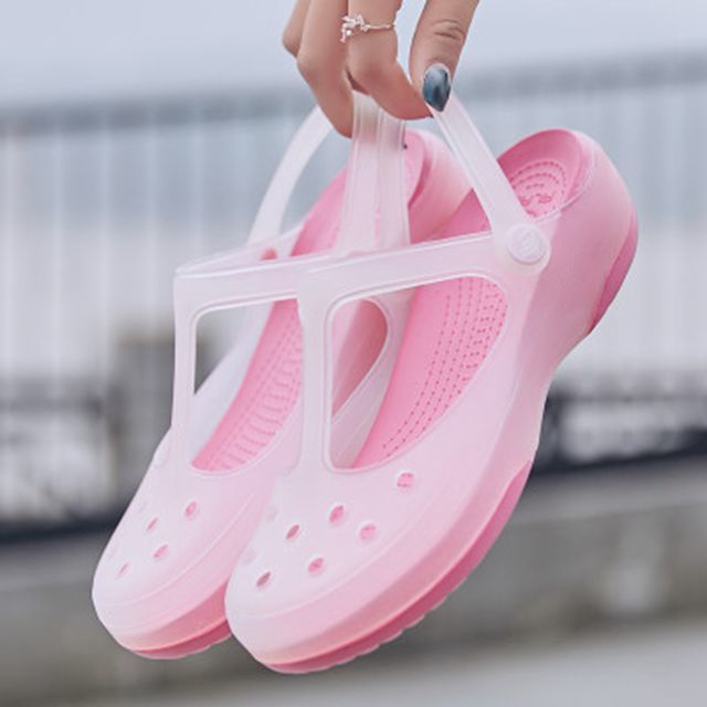 Giày sandal crocs đế xuồng thời trang đi biển năng động