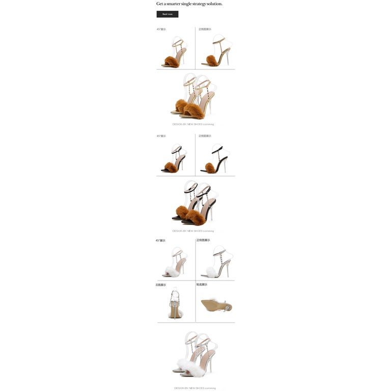 Giày Cao Gót 4.53 Inch Size Lớn Phong Cách Châu Âu Thời Trang Cho Nữ