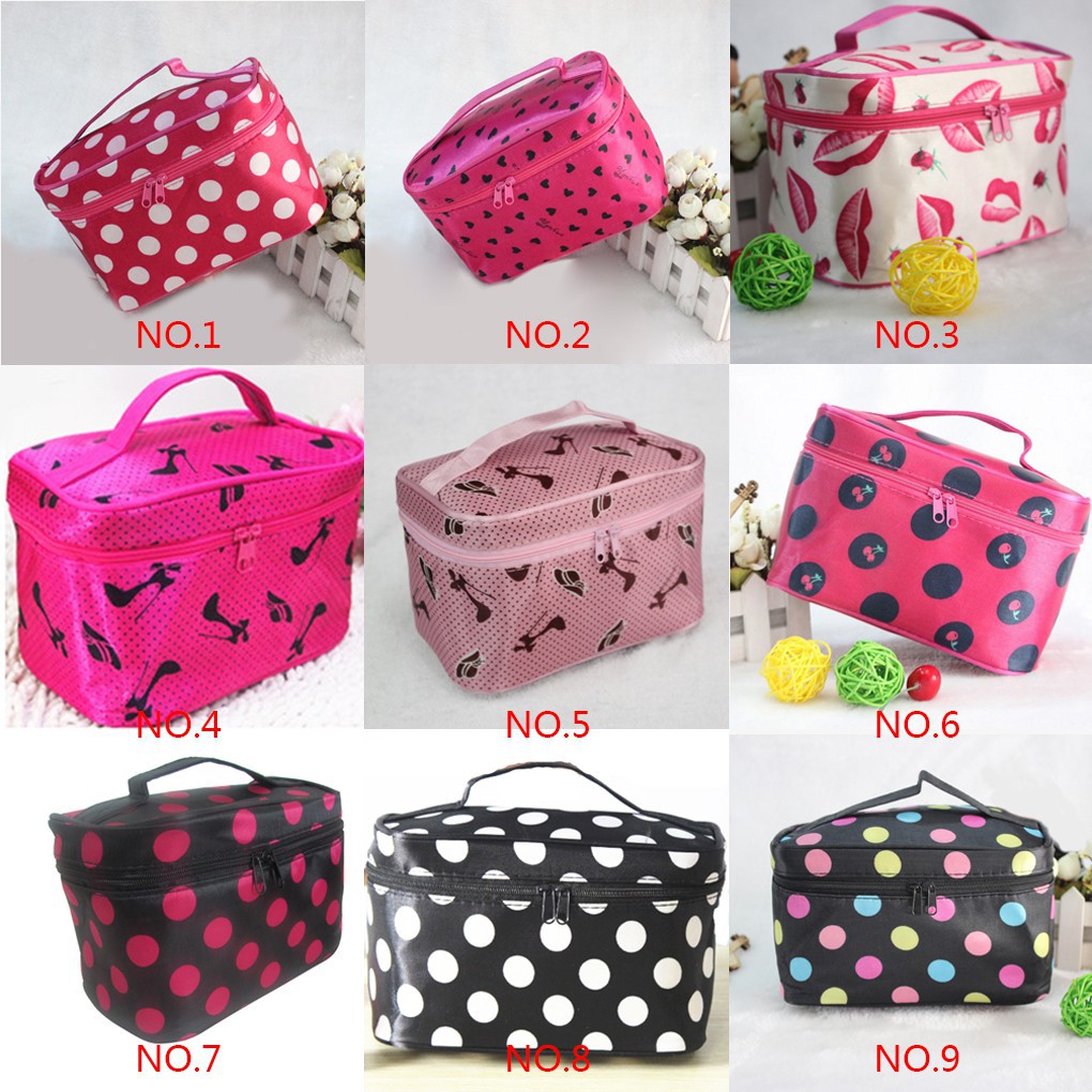 Cosmetic Bag Travel Lingerie Bra Underwear Bags Square Case