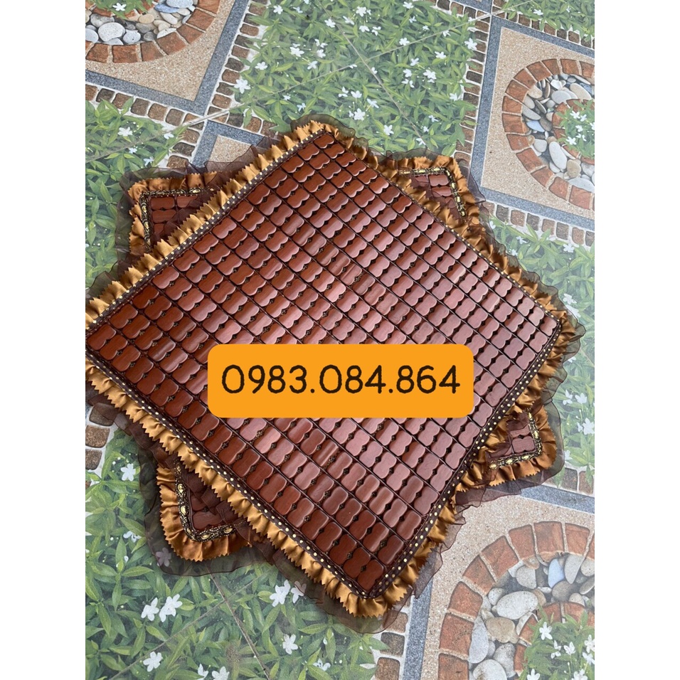 Đệm lót ghế ngồi xe hơi ô tô xe con xe tải,văn phòng,miếng lót ghế gỗ trúc cao cấp