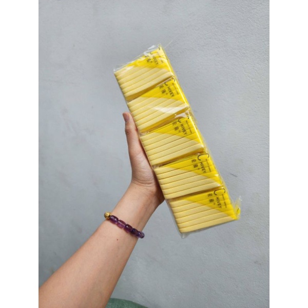 Bịch 12 miếng rửa mặt bọt biển Chivey hàng loại 1