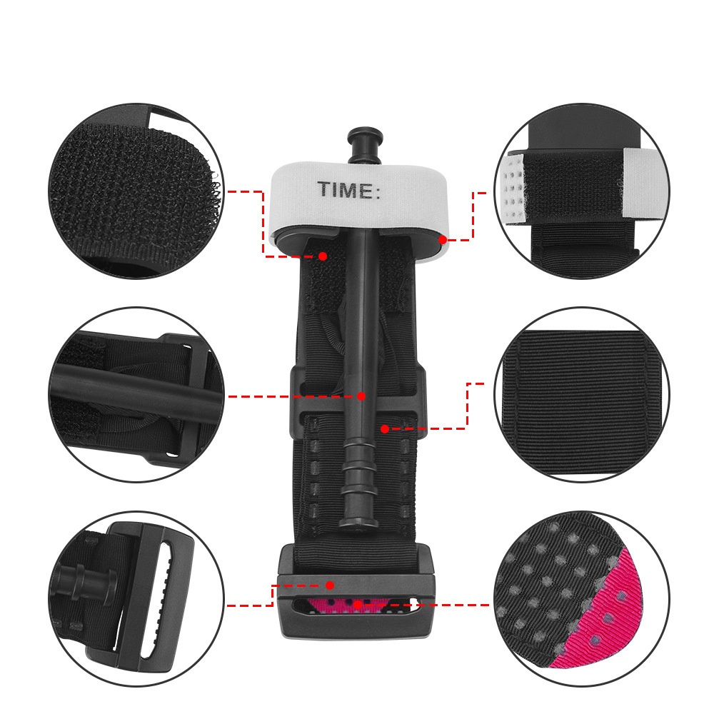 Tactical di động ngoài trời khẩn cấp nhanh chóng khóa khẩn cấp tourniquet edc tourniquet khẩn cấp ngoài trời nhanh chóng rel