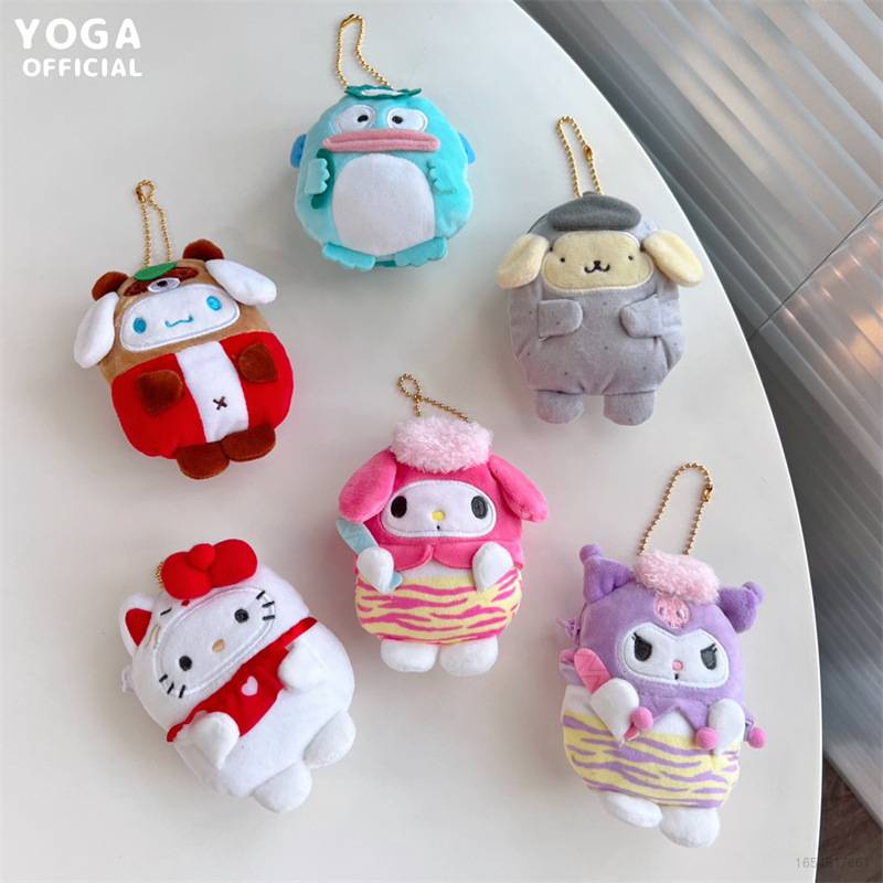 Acf Sanrio Cinnamoroll Kuromy Mymelody Hangyodon KT Túi Đựng Móc Khóa Quà Tặng Cho Bạn Gái