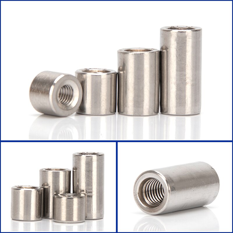 Đai Ốc Nối Dài Bằng Thép Không Gỉ 304 m3-m10 Chuyên Dụng
