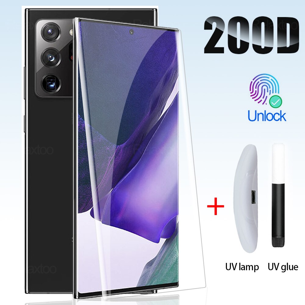 Kính Cường Lực Cong Bảo Vệ Màn Hình Cho Samsung Galaxy Note 8 9 10 20 Ultra S8 S9 S10 S20 S21 S22 Plus