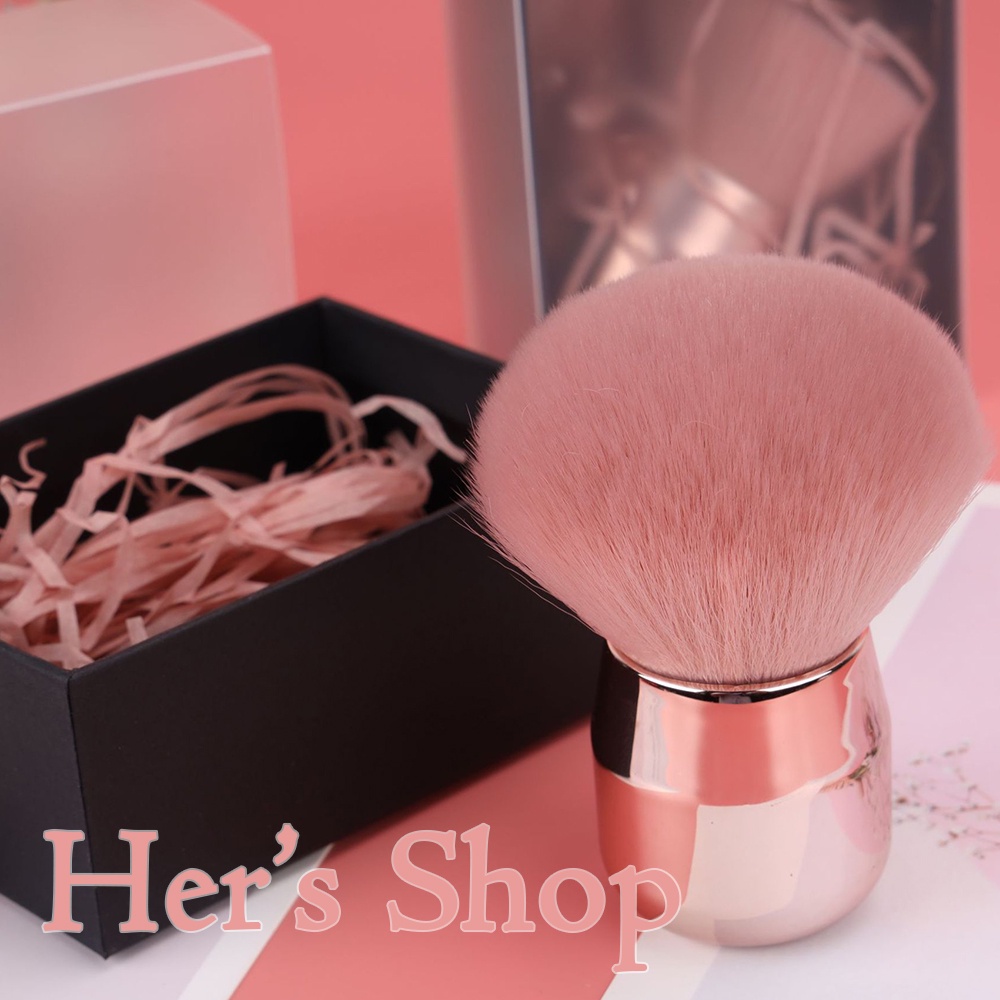 Cọ Trang Điểm Cao Cấp - Tán Phấn Phủ Đánh Má Hồng - Tán Kem Nền Tạo Khối -  - Powder and Foundation Brush