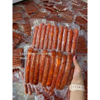 Lạp xưởng tôm trứng muối. Bịt 500g