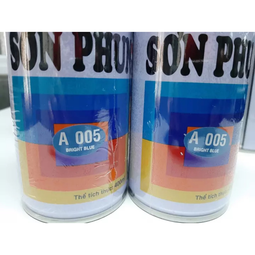 Sơn Xịt Xe Máy ATM Xanh Dương A005 Ánh Kim