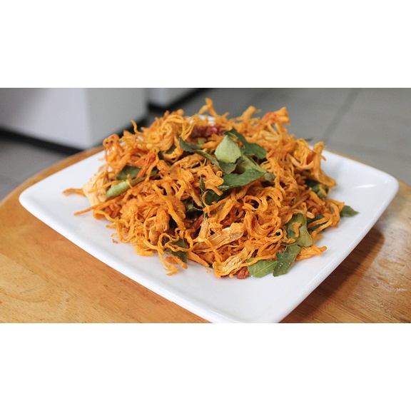 Khô gà cay lá chanh  làm từ 100% ức gà và các gia vị tẩm ướp Ăn Vặt IMINT FOOD