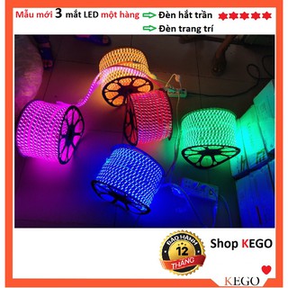 Dây LED trang trí, hắt trần, quấn cây.....vv ( 3 hạt một hàng ). New New