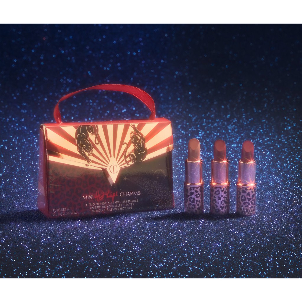 Charlotte Tilbury - Set 3 son Charlotte Tilbury Mini Hot Lips Charms 3.9g