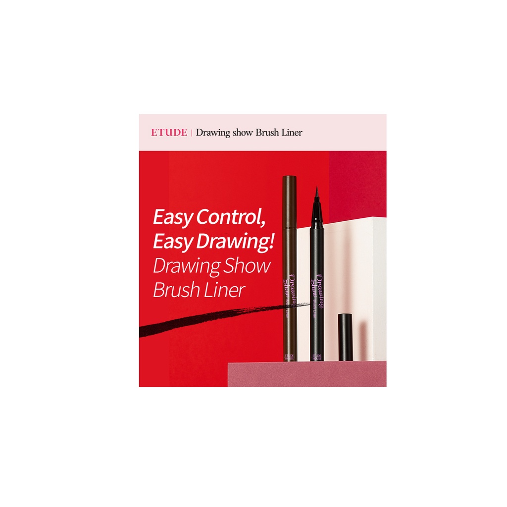 Bút kẻ mắt nước ETUDE Drawing Show Brush Eyeliner 0.6g