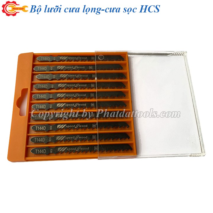 Bộ 10 lưỡi cưa lọng-cưa sọc cao cấp T144D-Lưỡi cưa cho máy cưa lọng,cưa sọc