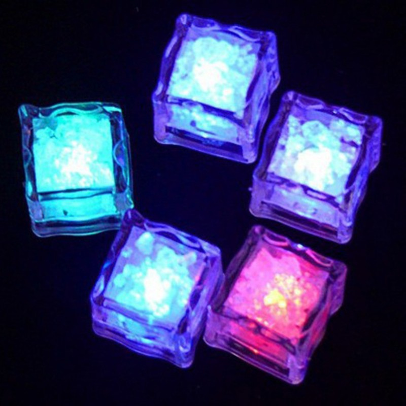Bộ 12 Đèn Led Hình Viên Đá Phát Sáng Tự Động