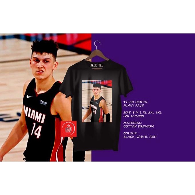 Áo Thun Bóng Rổ Nba Tyler Herro Vui Nhộn