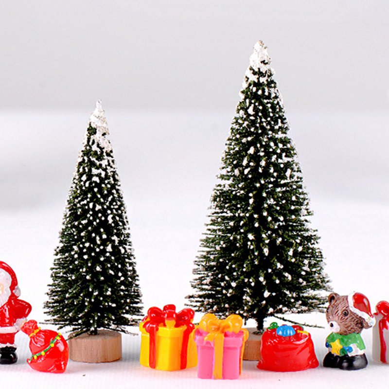 Set 2 Cây Thông Mini Trang Trí Giáng Sinh