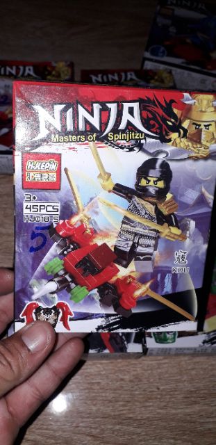 Lắp ráp 1 hộp LegoNinjago master HJ018