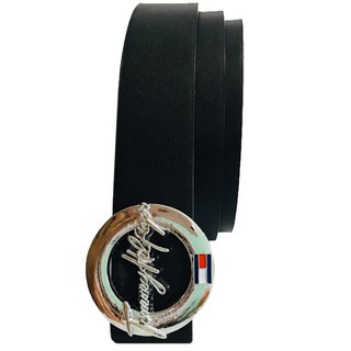 Dây nịt da mặt tròn trạm khắc chữ cá tính - Thắt lưng nam cực hót hít