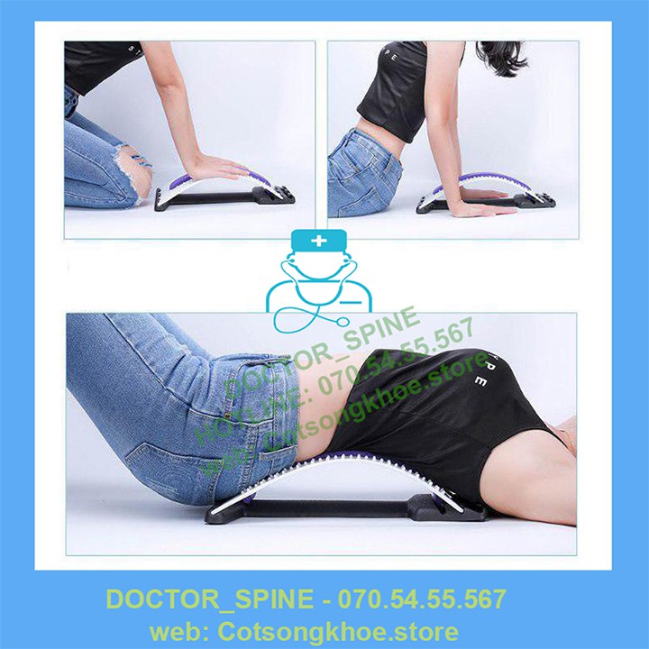 Khung Nắn Chỉnh Cột Sống Doctor spine- Phiêm Bản Cải Tiến Với 10 Điểm Nam Châm (Mẫu Không Có Túi Chườm)