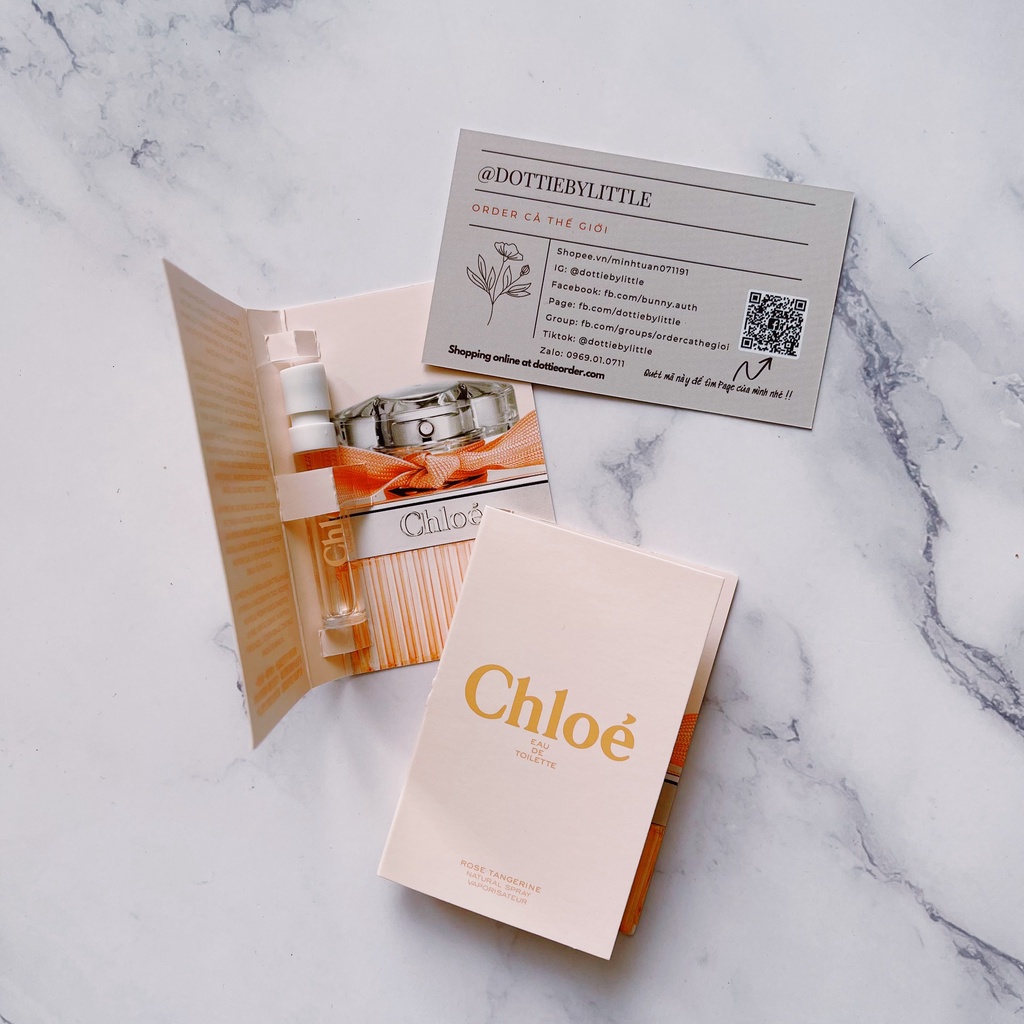 VIAL nước hoa CHLOE Rose Tangerine