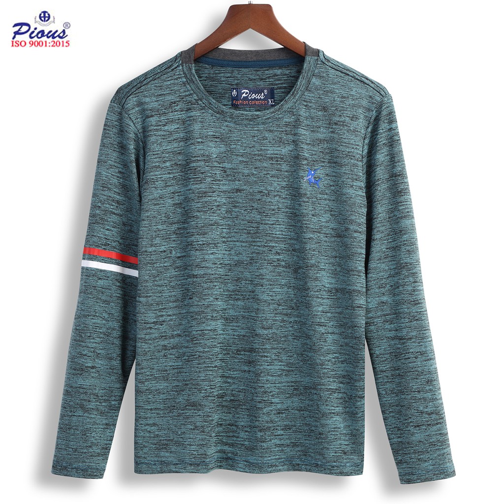 [Mã FASHIONMALLT4 giảm 15% tối đa 30K đơn 150k] Áo thun nam tay dài cổ tròn thời trang cao cấp pious ATDT0602 | BigBuy360 - bigbuy360.vn