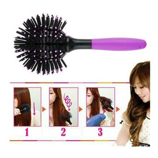 LƯỢC CHẢI TÓC UỐN LỌN 3D