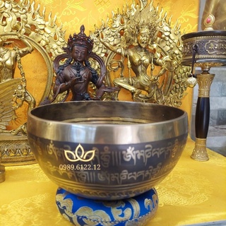 Chuông Xoay Nepal 16 cm thủ công Nepal đánh tan mệt mỏi, căng thẳng
