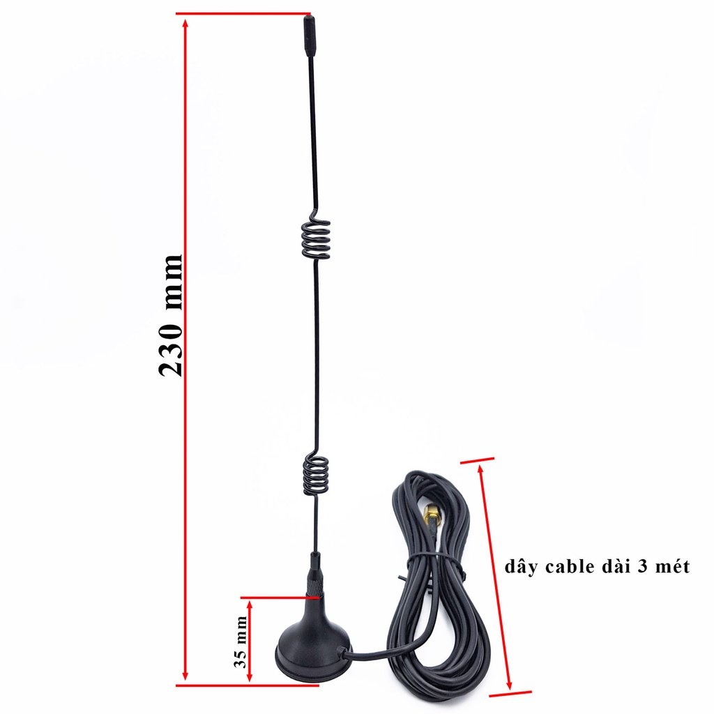 Anten Wifi, Bluetooth, ZigBee 2.4Ghz SMA 8dBi 23cm