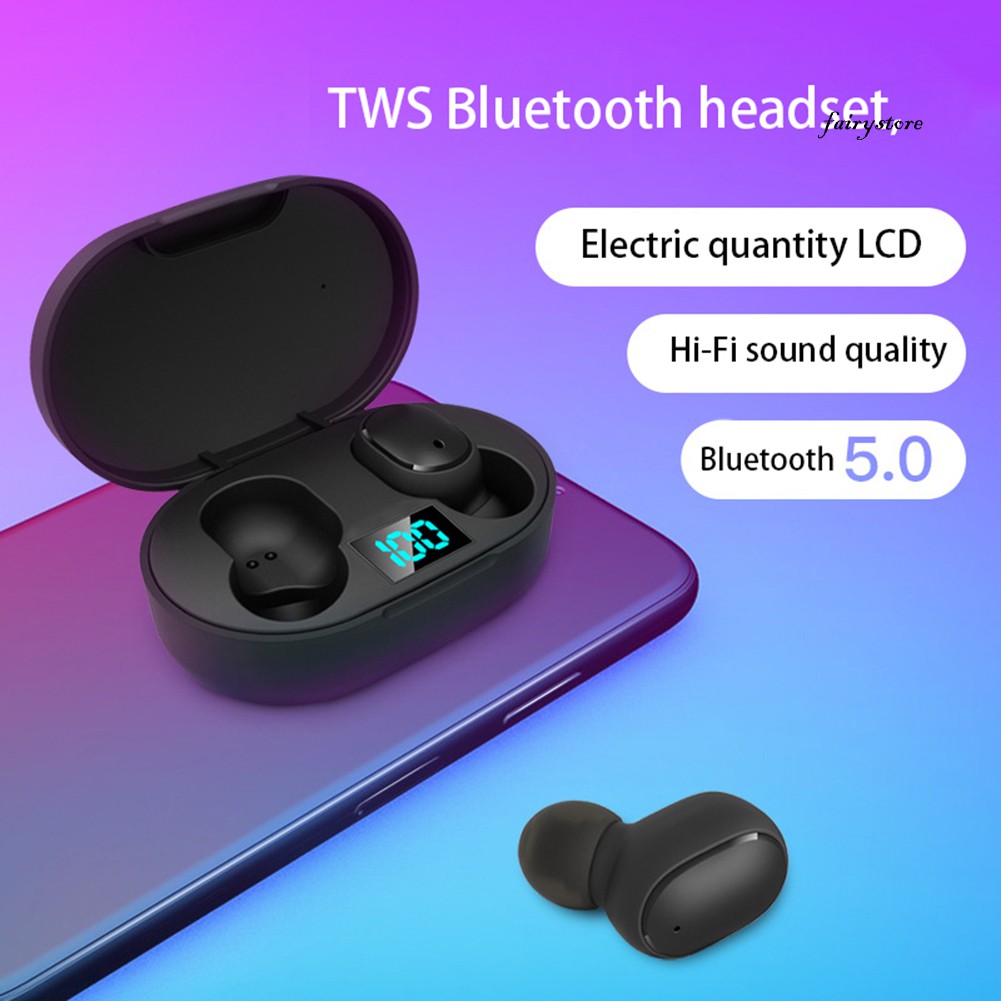 Tai Nghe Nhét Tai Kết Nối Bluetooth 6d V5.0 Không Dây Âm Thanh Stereo V5.0