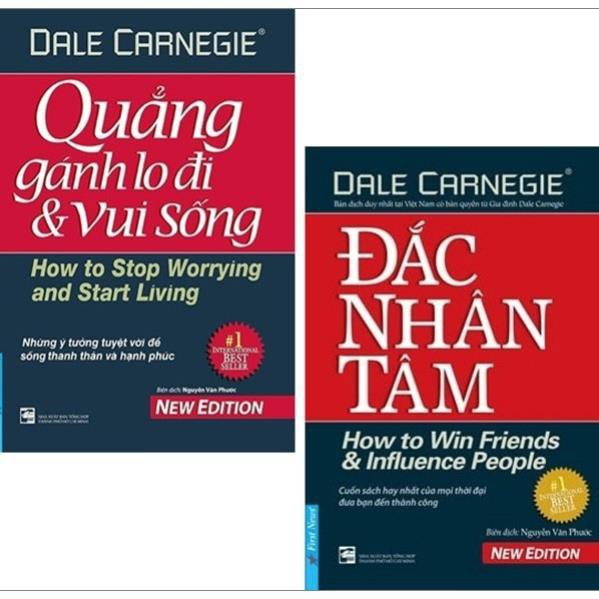 Sách - Combo Đắc Nhân Tâm + Quẳng Gánh Lo Đi &amp; Vui sống