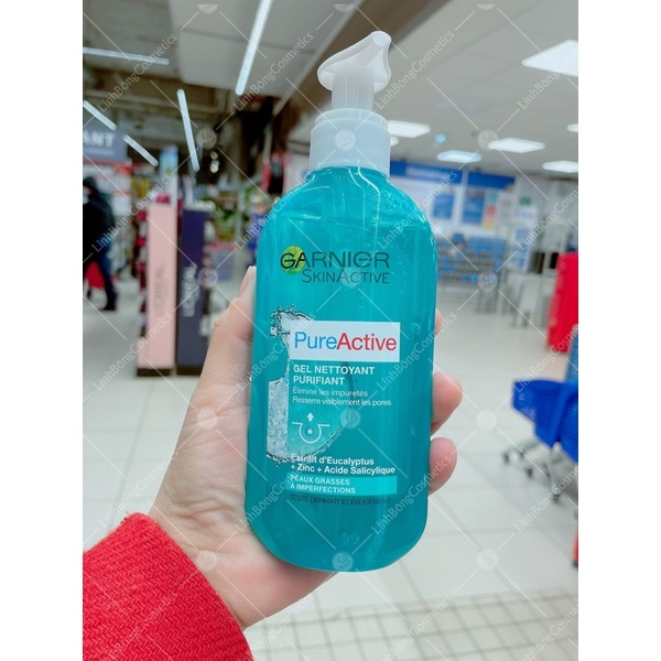 SỮA RỬA MẶT CHO DA DẦU - MỤN GARNIER PURE 200ML