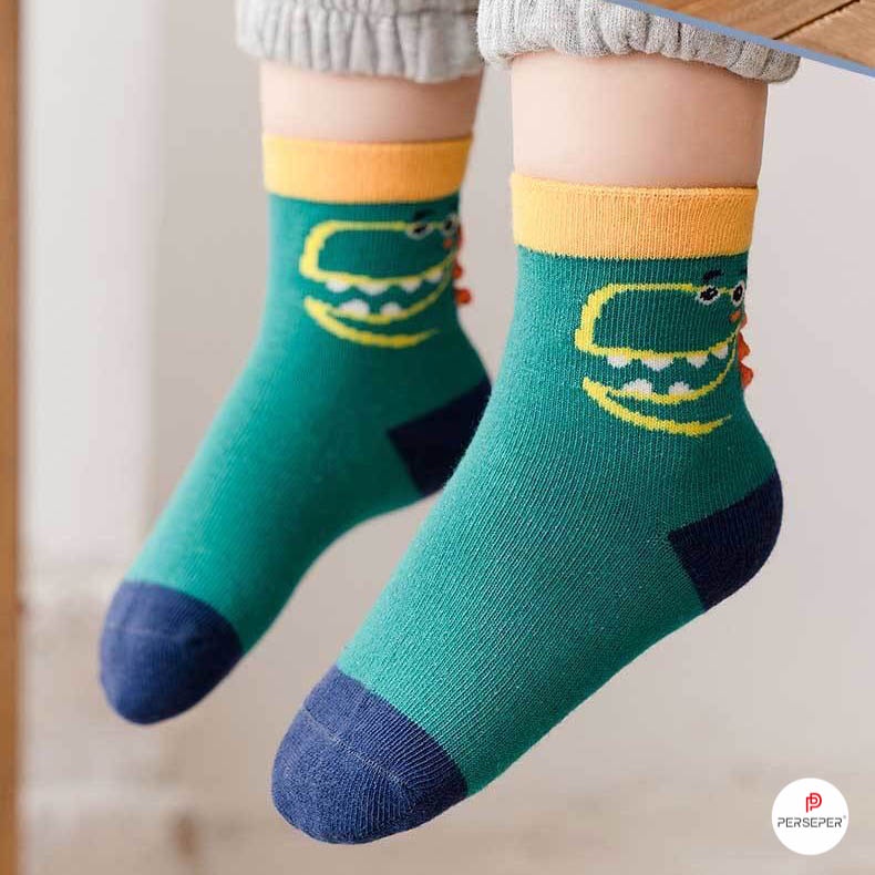 Tất cho bé gái trai kiểu dáng đáng yêu, sét tất vớ trẻ em chất liệu vải Hàn thoáng mát- Cherry Shop