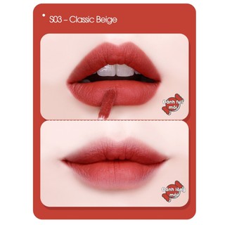 SON BALCK ROUGE MOUSSE BLENDING - S03- CAM ĐẤT TRẦM
