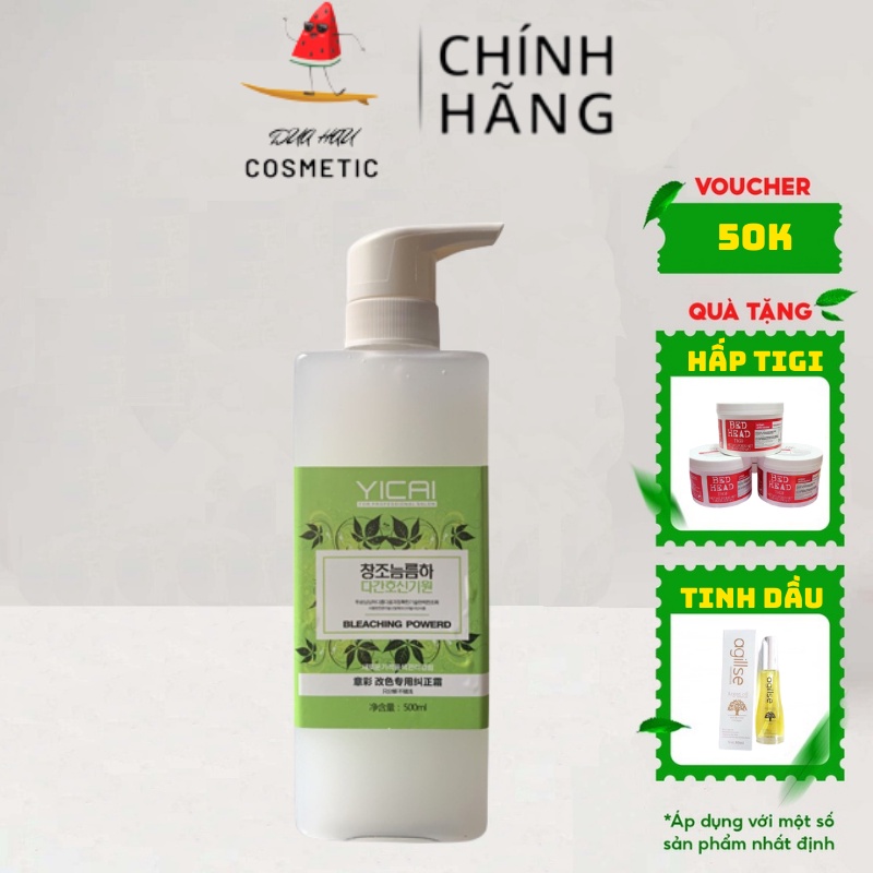 Bóc Rửa Màu Tóc Đỏ + Đen + Xanh + Tím Yicai | 500ml | Chính Hãng