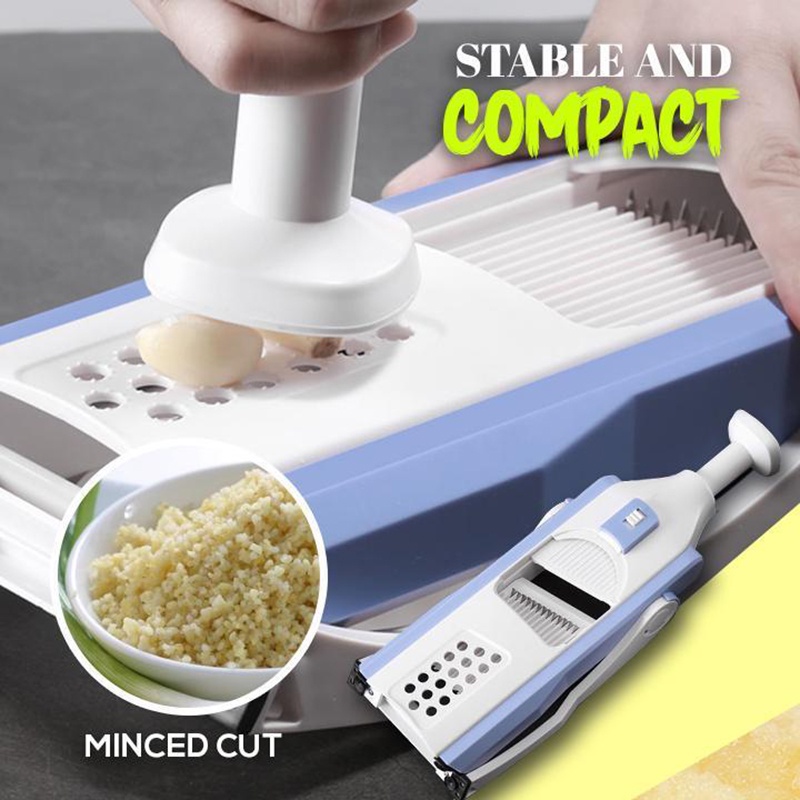Dụng Cụ Bào Rau Củ Quả Thái Thịt Nạo Rau Củ Quả Cao Cấp 5 Chức Năng Thông Minh