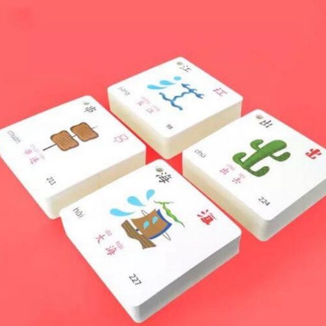 [Tặng Quà]Flashcard tiếng Trung chống thấm-Bộ 504 thẻ học từ vựng tiếng Trung, học chữ Hán, chữ Trung Quốc, chữ thư pháp