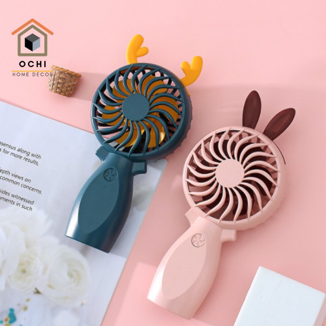 [TIỆN ÍCH] Quạt USB Mini Cổng Sạc USB, Quạt Cầm Tay Mini Siêu Cute, Quạt Để Bàn Mini (Phát màu ngẫu nhiên)