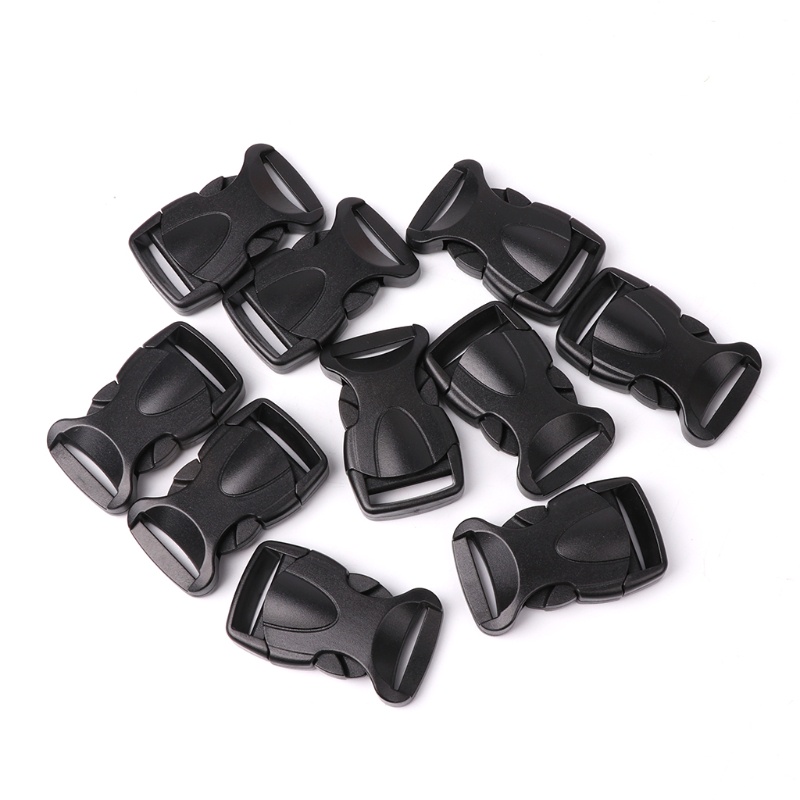 Bộ 10 khóa cài bằng nhựa tháo lắp nhanh cho balo túi xách
