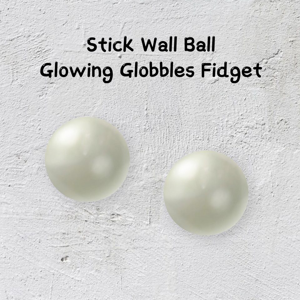 #DEY Stick Wall Ball Glowing Globbles Fidget Toy Squash Sticky Target Ball Gift