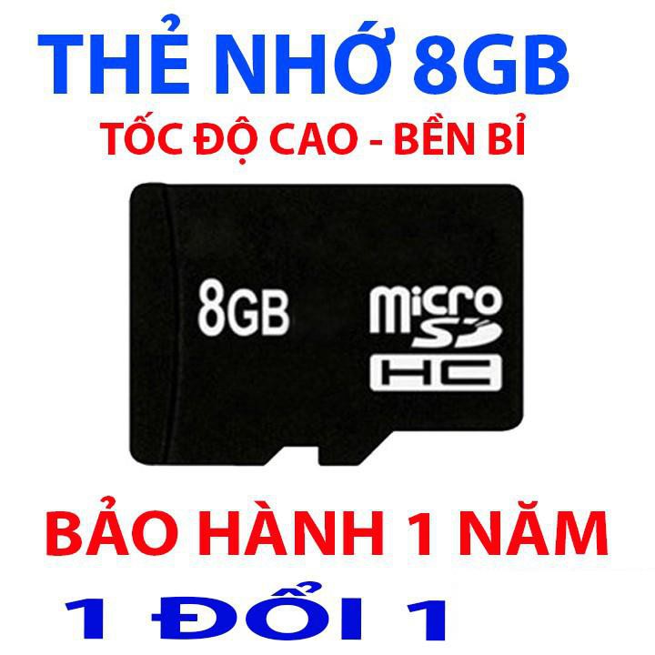 Thẻ nhớ Micro SD 8GB chất lượng tốt | BigBuy360 - bigbuy360.vn