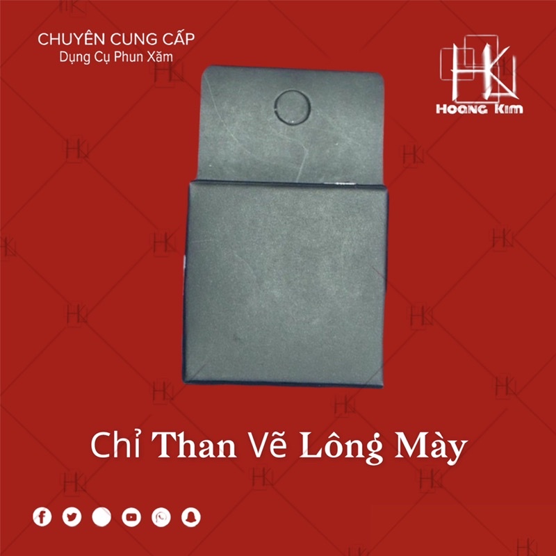 Chỉ than hoạt tính vẽ lông mày