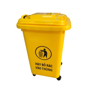 Thùng rác 60 Lít có bánh xe