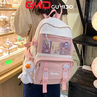 Balo Nam Nữ Đi Học Đẹp Cặp Sách Ulzzang Cao Cấp Giá Rẻ Thời Trang Hàn Quốc GD02 GUMIDO