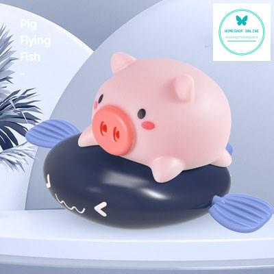 Lợn bơi Đồ chơi thả bồn tắm cho bé Cực Thích Dễ Thương