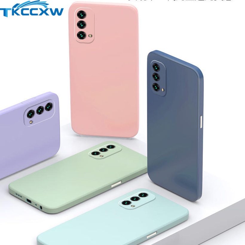 Ốp điện thoại silicon siêu mỏng viền bảo vệ camera cho Realme X Q2i Q2 Q3 Pro