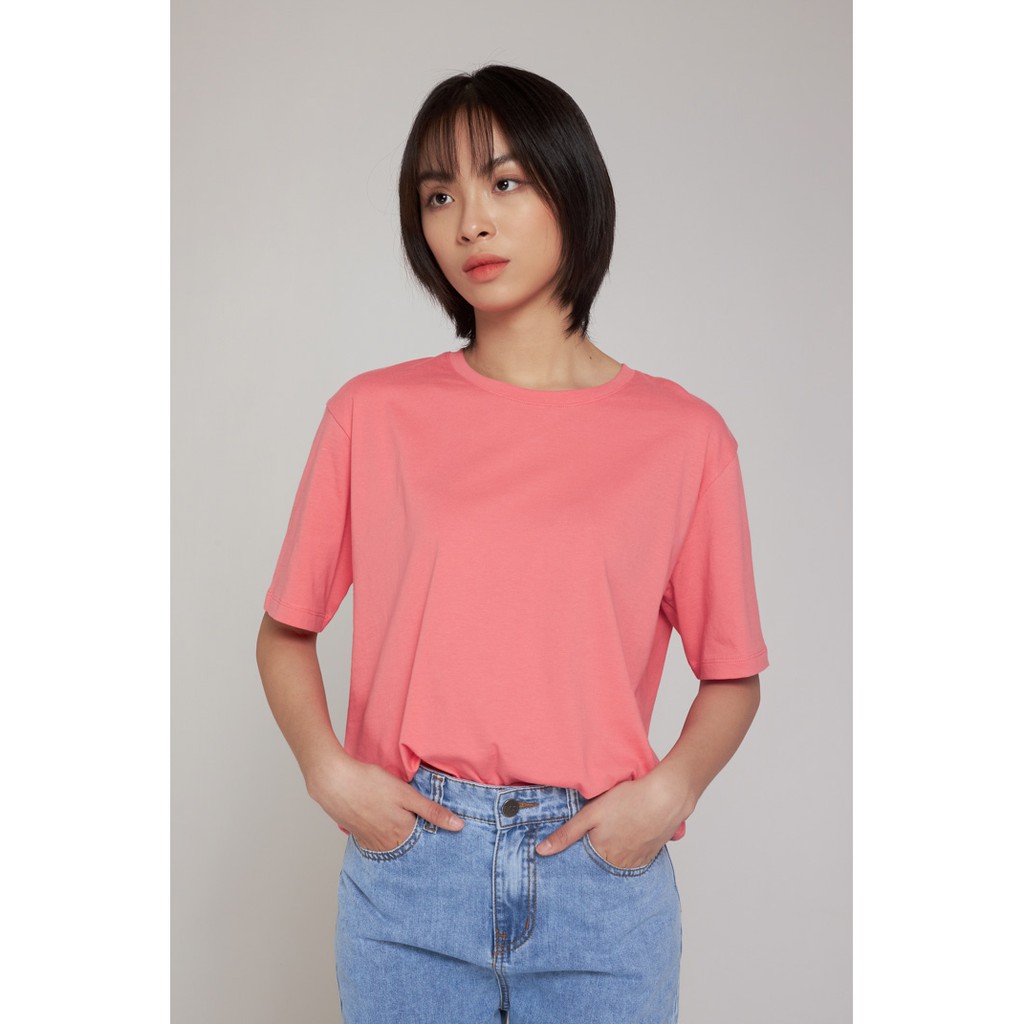 Áo Thun BOO Nữ Dáng Basic 100%Cotton In Graphic Donut